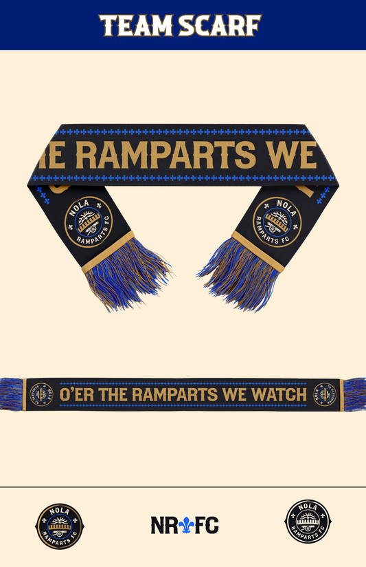 Ramparts FC "O'er The Ramparts We Watch" Premium Scarf